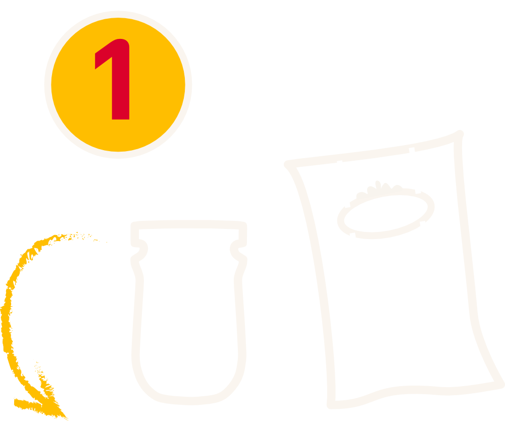 1 Glas Schwartau Extra UND einen Beutel Conditorei Coppenrath & Wiese „Unsere Goldstücke“ kaufen